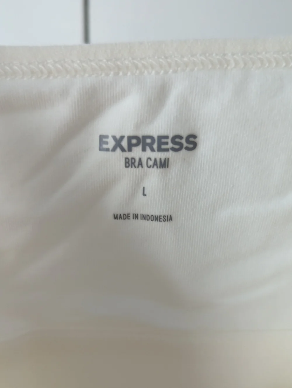 NWOT! ~EXPRESS~ CREAM COLORED BRA SHELF STRETCHY CAMI TANK TOP